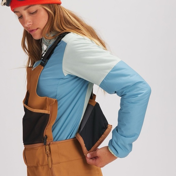 Women's Brown Ski Pants - Picture 3 of 16